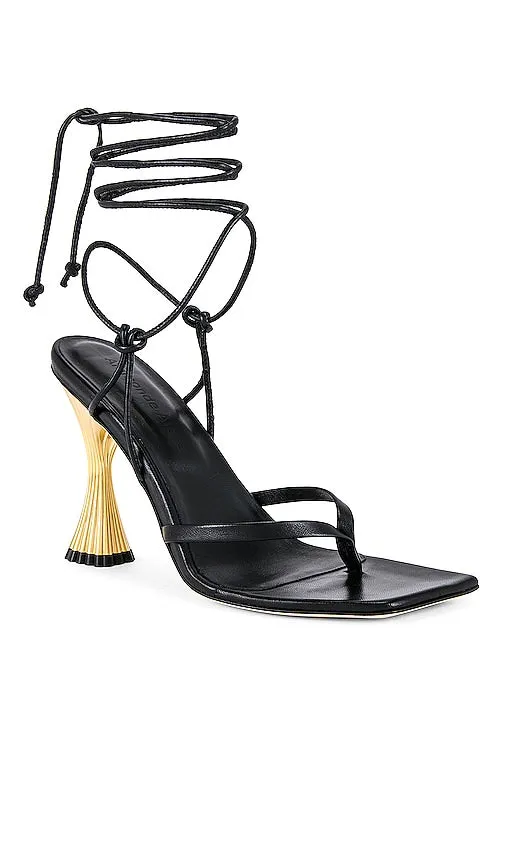 A'mmonde Atelier Anastassia 100 Ankle Tie in Black