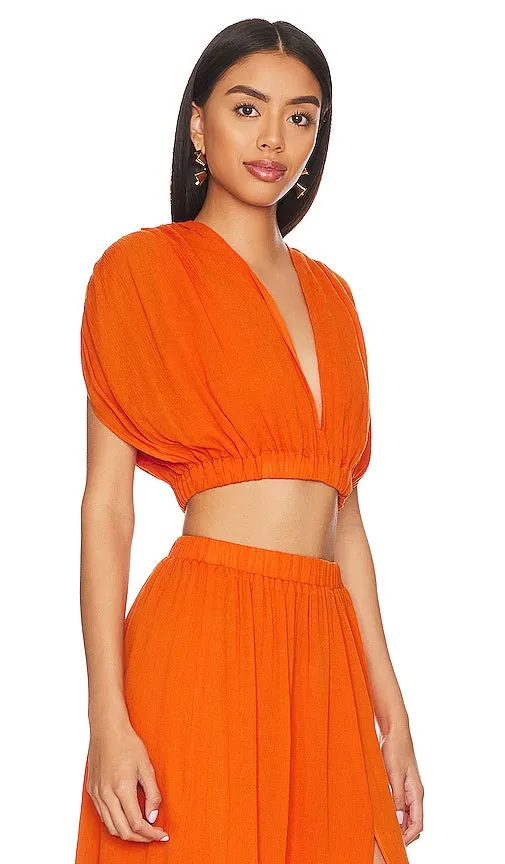 anna nata Chelsea Top in Orange