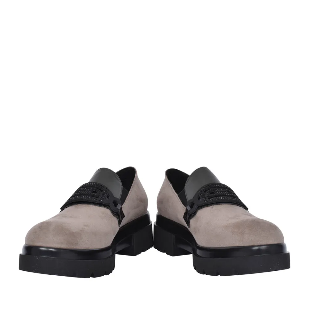 DONNA SERINA Grey Slip on Shoe