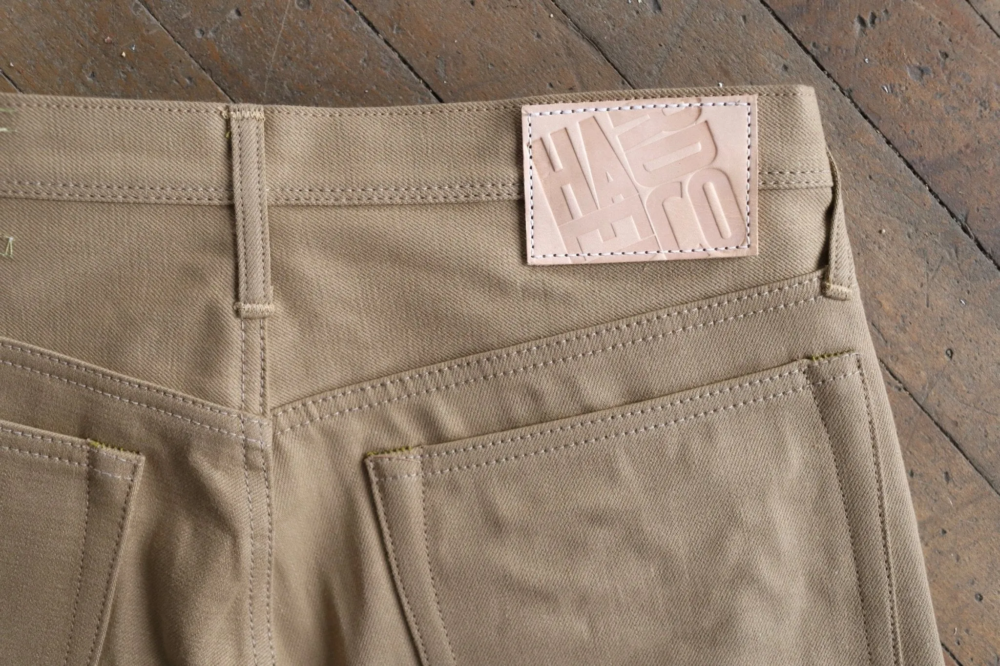 HARDENCO - 303 Fullcut Tan Selvedge Denim Jeans