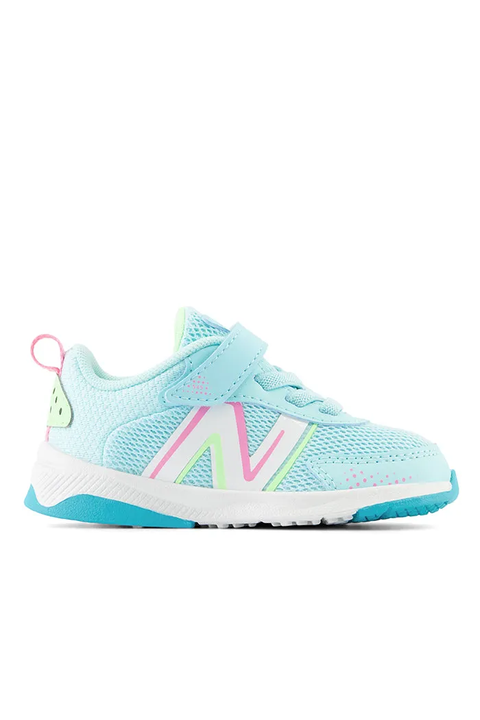 New Balance Toddler Dynasoft 545 Bungee Lace with Top Strap in Bright Cyan