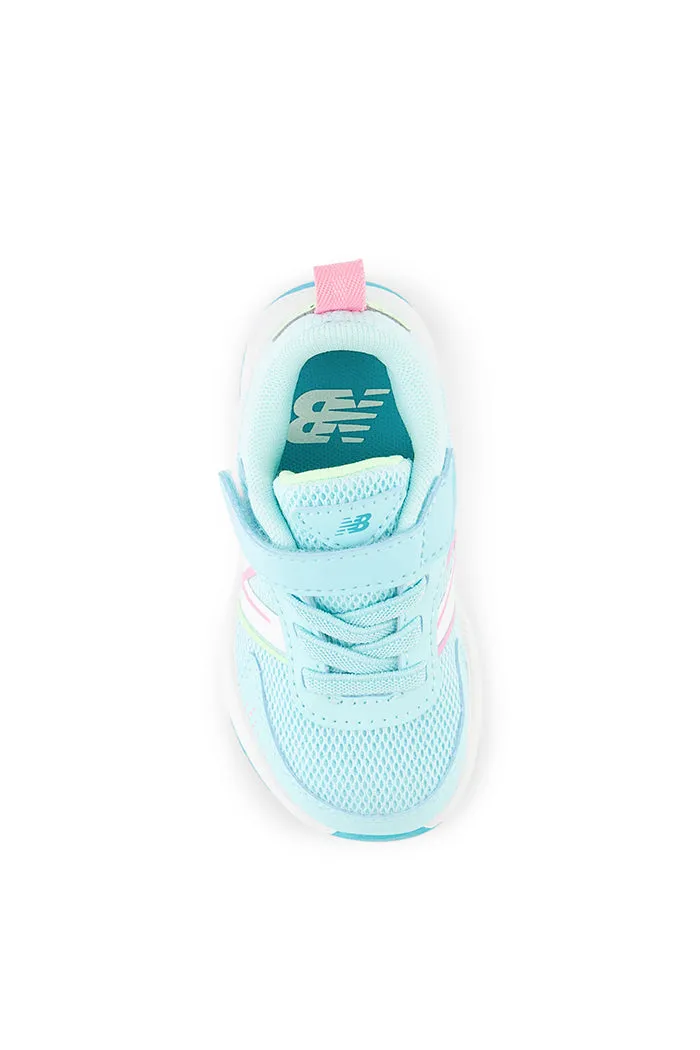 New Balance Toddler Dynasoft 545 Bungee Lace with Top Strap in Bright Cyan