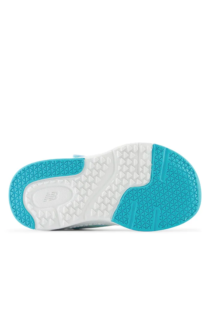New Balance Toddler Dynasoft 545 Bungee Lace with Top Strap in Bright Cyan