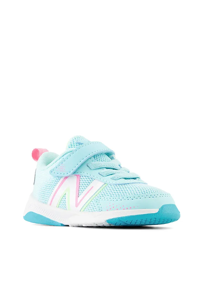 New Balance Toddler Dynasoft 545 Bungee Lace with Top Strap in Bright Cyan