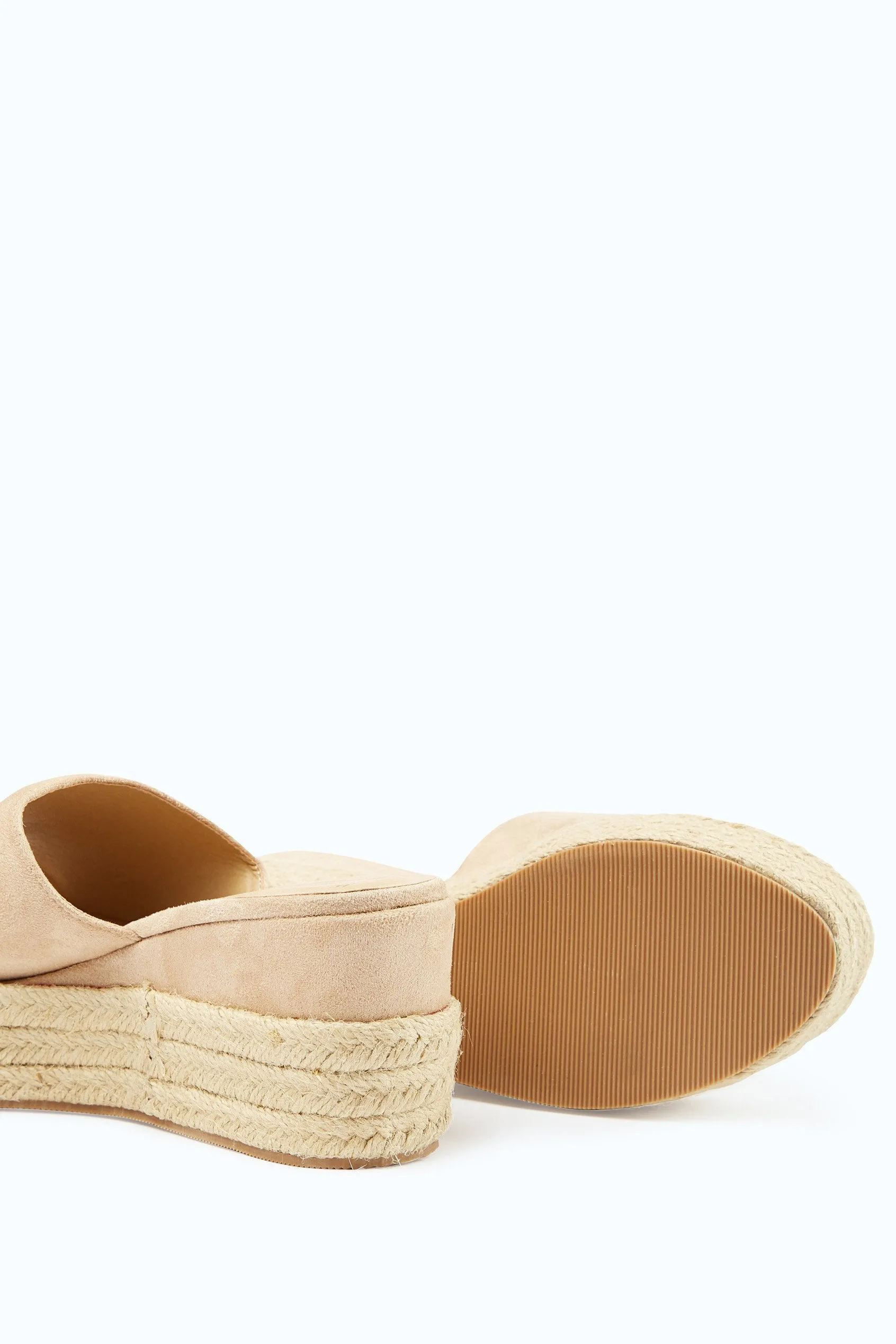 Stone Slip On Mule Wedges