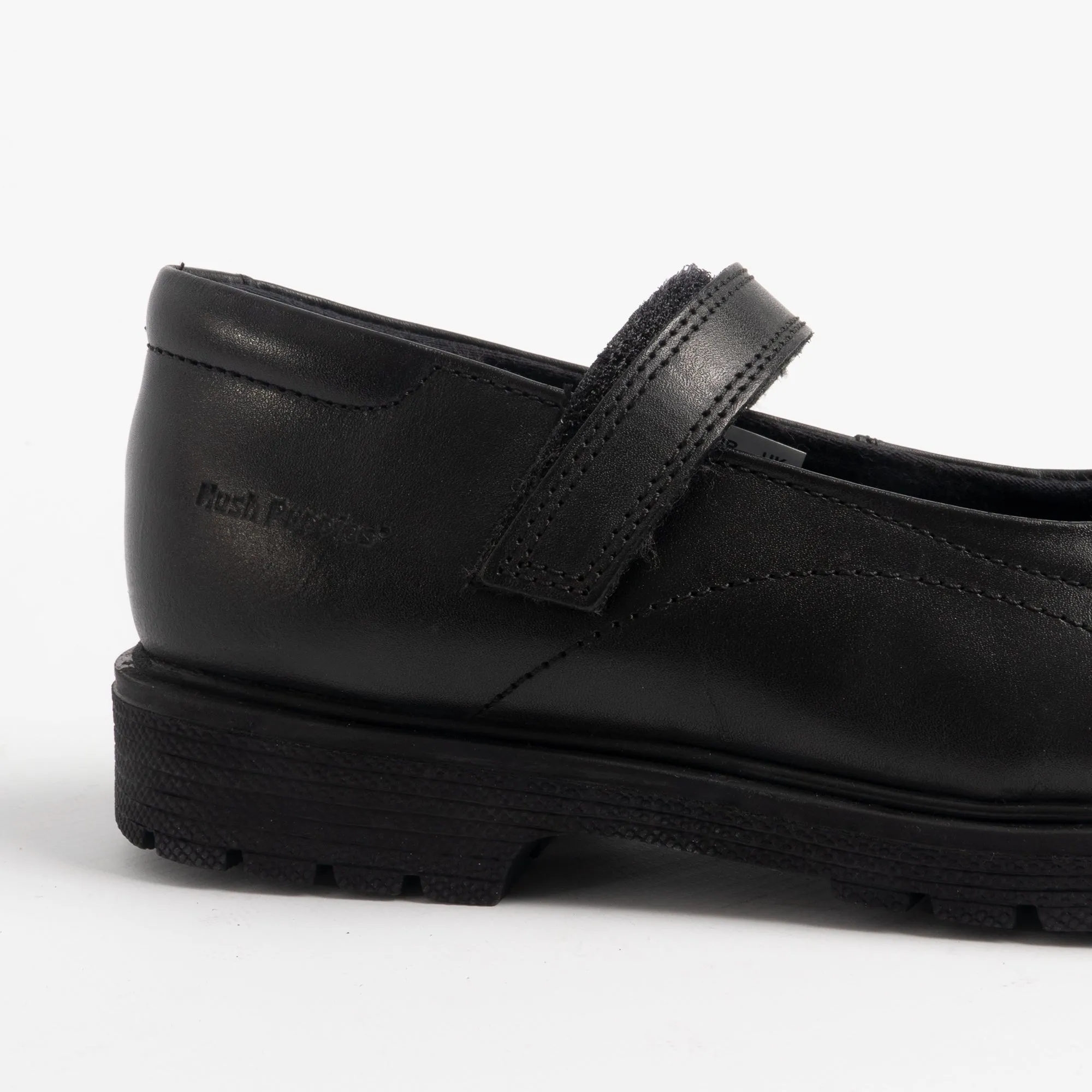 TALLY Girls School Leather Shoes Black